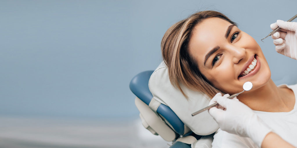 dental patient undergoing procedure