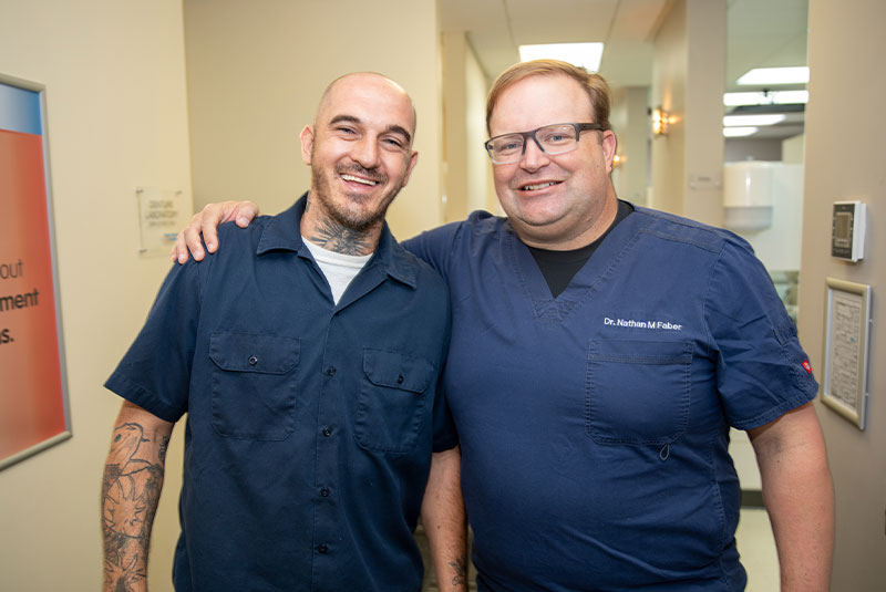 dental implants patient smiling